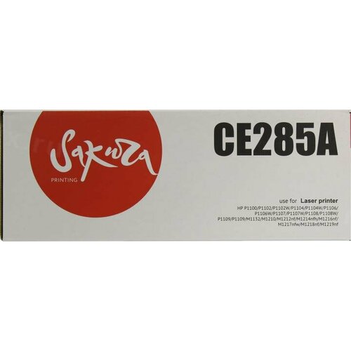 картридж netproduct ce285a ce285a ce285a ce285a ce285a ce285a ce285a ce285a 1600стр черный Картридж черный (или контейнер с черными чернилами) SAKURA CE285A