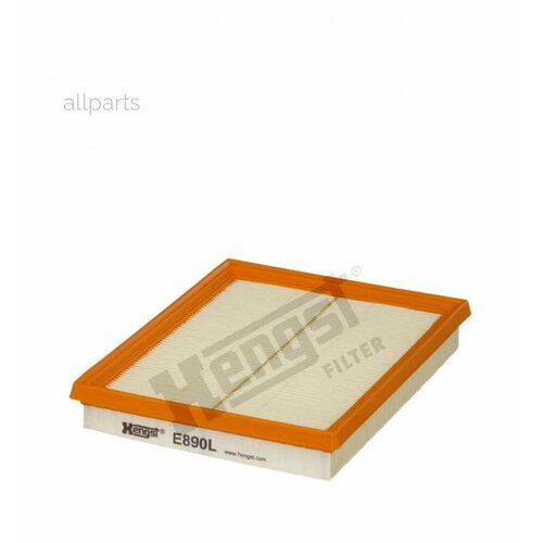 HENGST FILTER E890L Фильтр возд. FORD FIESTA, FUSION 1.3,1.4,1.6L 2001=>