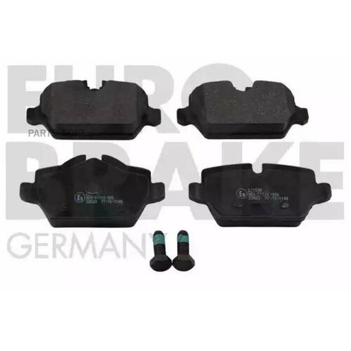 EUROBRAKE 5502221530 Колодки тормозные задн.