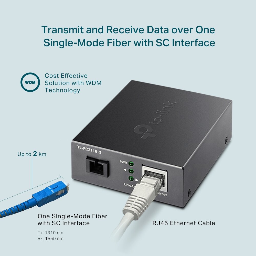 Медиаконвертер TP-LINK TL-FC311B-2