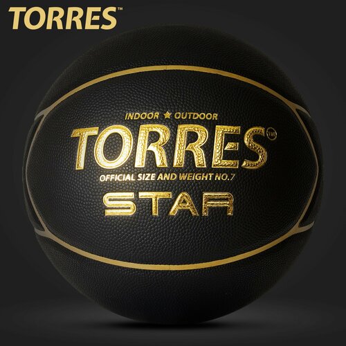 фото Баскетбольный мяч torres star b32317, р. 7