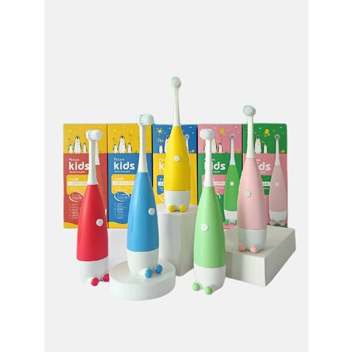 Электрическая зубная щетка детская желтая 750₽