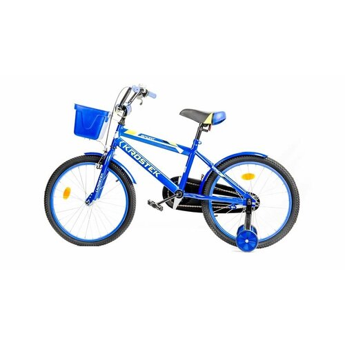 Велосипед 20 KROSTEK RALLY (синий) велосипед детский подростковый двухколесный 20 с боковыми колесами спортивный городской