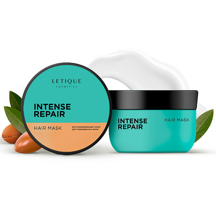 Letique Cosmetics Восстанавливающая маска для поврежденных волос INTENSE REPAIR, 200 мл