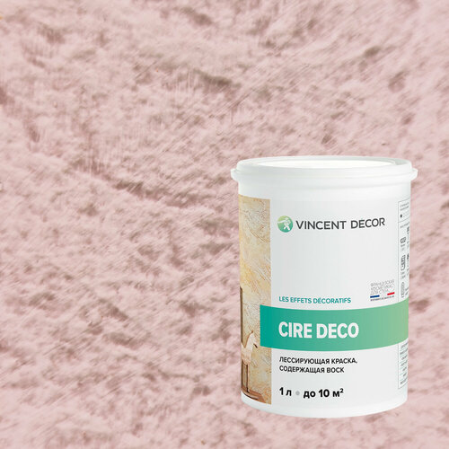 Краска декоративная лессирующая с воском Vincent Decor Cire Deco (1л) 51192