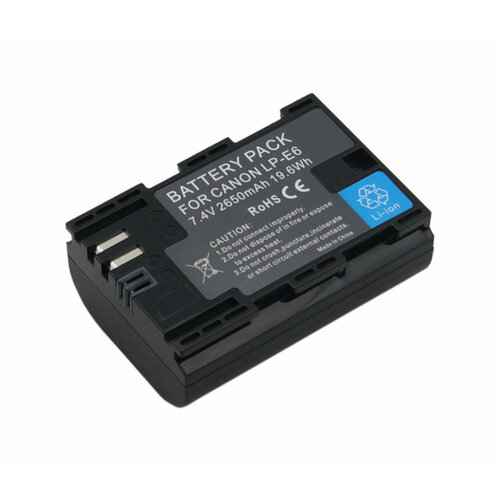 Аккумулятор LP-E6 для камеры Canon EOS 6D 7.4V 1800mAh 1pc af iii confirm adapter for canon m42 lens eos ef 5d 7d 350d 500d 1000d 1100d