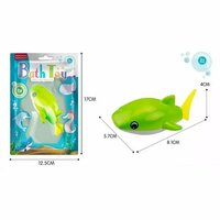 Заводная игрушка для ванной "Акула". Данная игрушка работает без батареек, плавает по воде. Игрушку можно погружать  ...