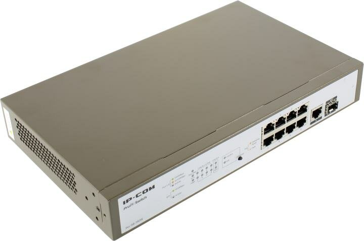 Коммутатор 8PORT 1000M POE GE/ SFP PRO-S8-150W IP-COM Tenda - фото №5