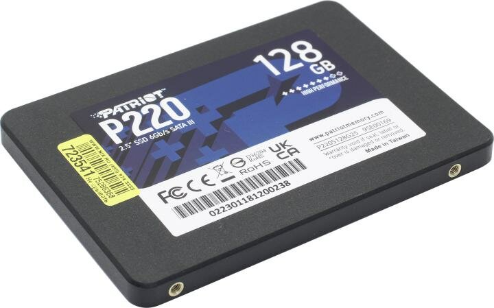 Накопитель SSD 2.5" Patriot 128GB P220 (P220S128G25) Patriot Memory - фото №13