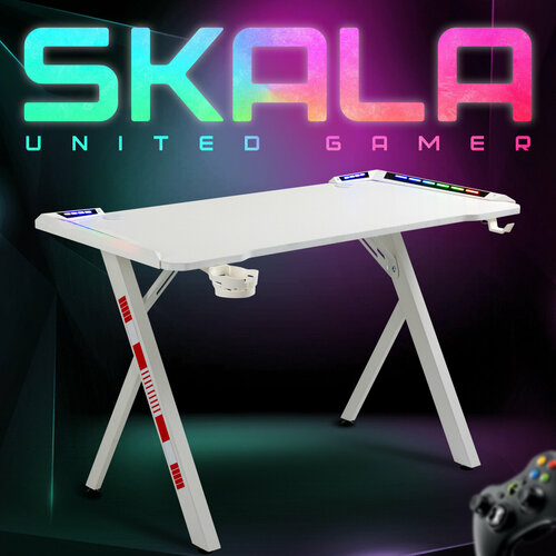 Игровой стол UNITED GAMER SKALA, RGB-подсветка, карбон