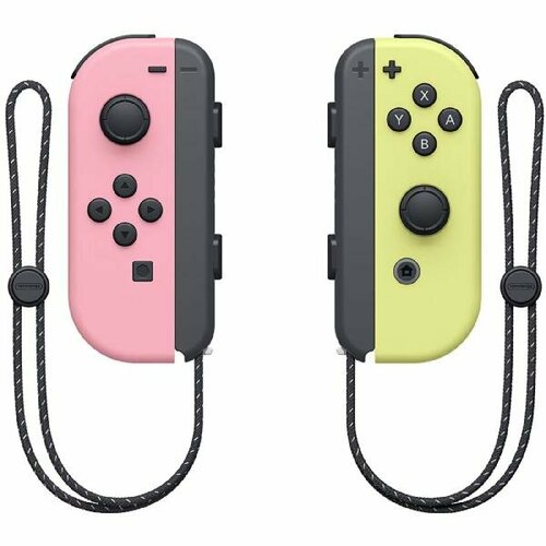 Геймпад для Switch Nintendo Switch Joy-Con Pastel Pink/Yellow желтый, розовый