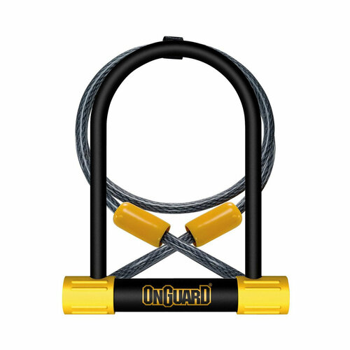 Велозамок OnGuard Bulldog DT 8012 U-Lock (Черный)