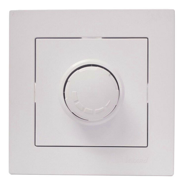 фото Диммер поворотный lezard vesna 60вт для led белый