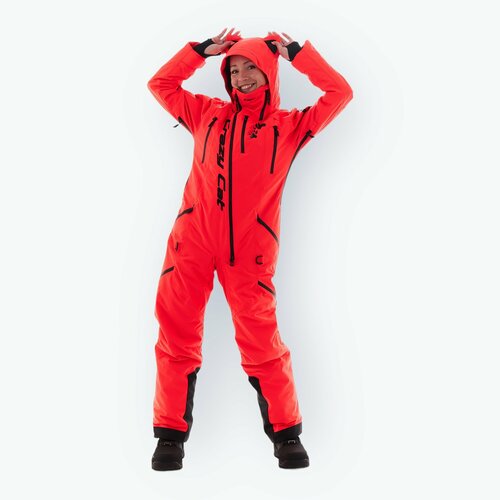 Комбинезон Dragonfly Комбинезон Dragonfly EXTREME Woman Red Cat 2024, размер XS, черный, красный