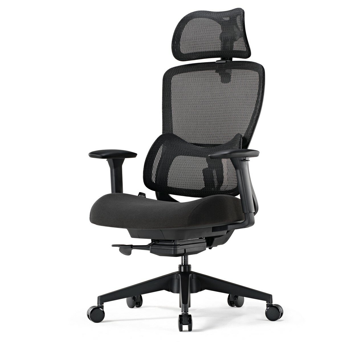 Эргономичное компьютерное кресло Eureka ERK-OC15-B черное