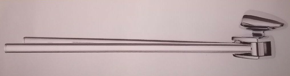 Держатель для полотенец полотенцесушитель с 2-мя рогами длинной 42 см настенный. Серия Trio. Производитель Ekaplast (Польша)