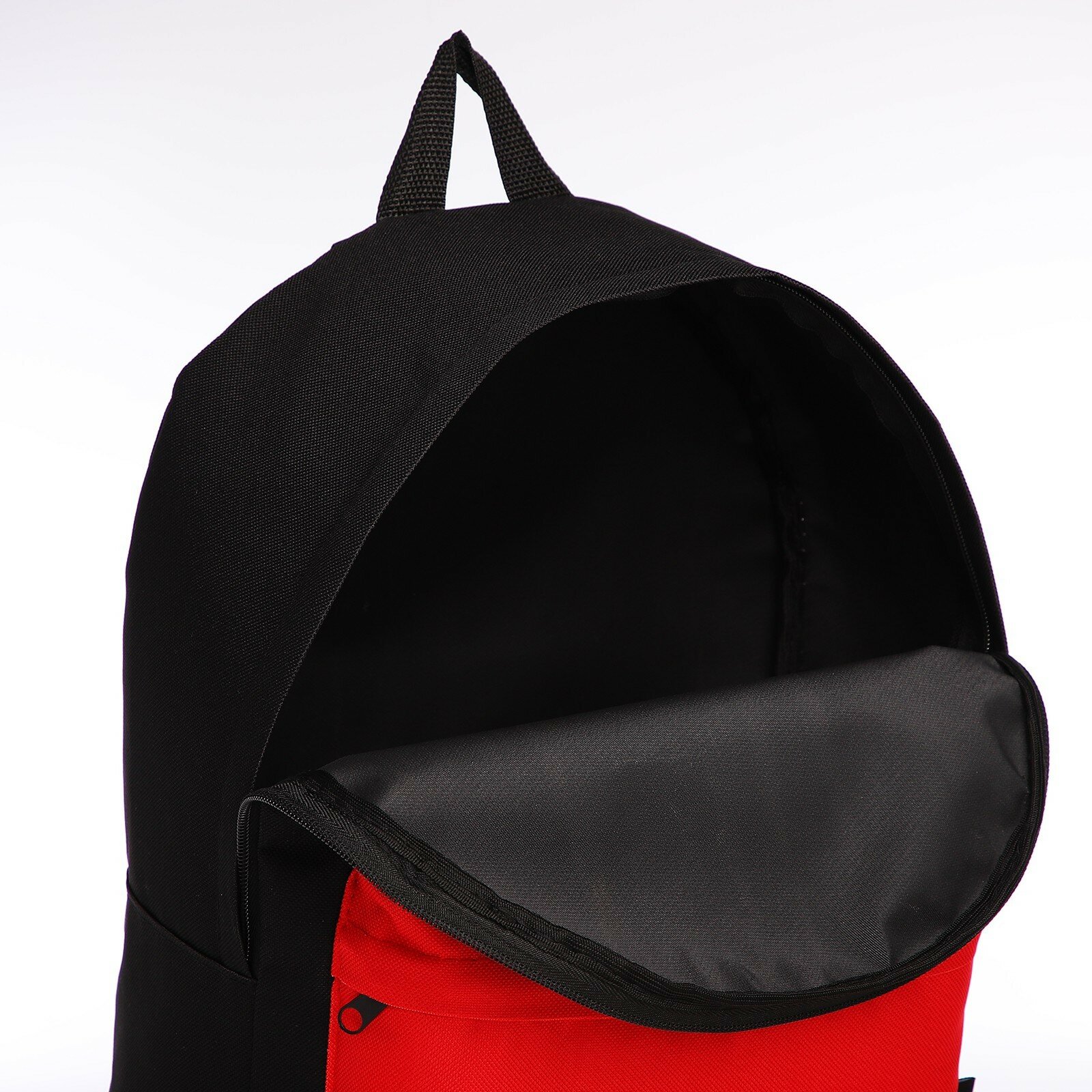 Спортивный рюкзак, 20 литров, цвет чёрный/красный