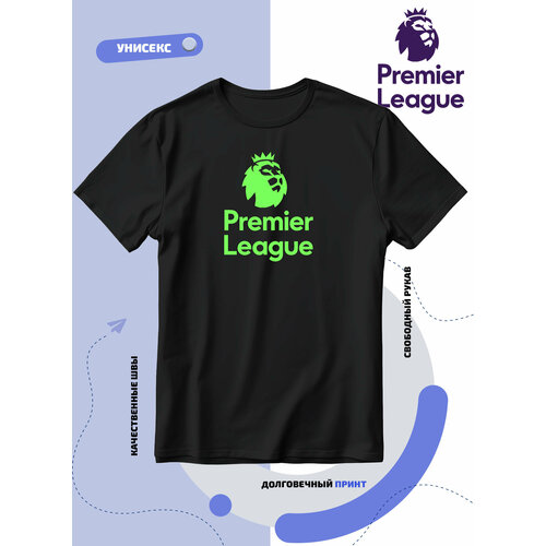 Футболка SMAIL-P логотип premier league-премьер лига, размер 8XL, черный