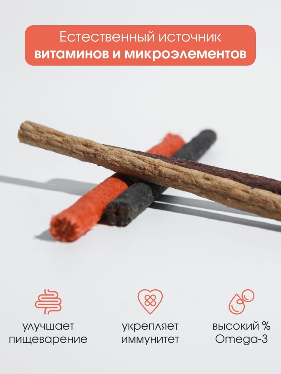 Barq Колбаски для кошек и собак из оленины с дикой форелью, 70 гр. - фото №7