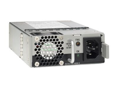 Блок питания Cisco N2K/3K 400W AC Power Supply, Std airflow (Port side exhaust) [N2200-PAC-400W=]