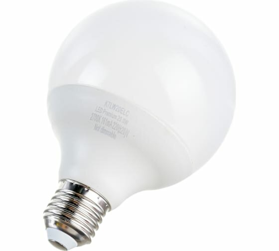 Светодиодная лампа globe LED Premium 20,0W G95 220V E27 2700K Ecola K7LW20ELC - фото №5
