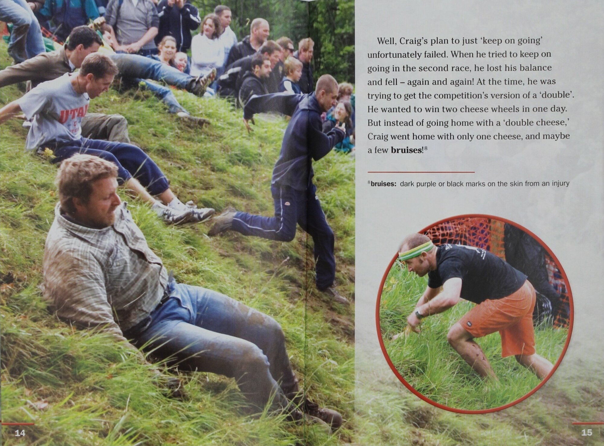 Книга Fotoprint Reading Library A2 Cheese-Rolling Races with CD-ROM - фото №2