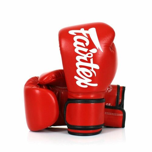 фото Боксерские перчатки fairtex boxing gloves bgv14 красные 14 унций