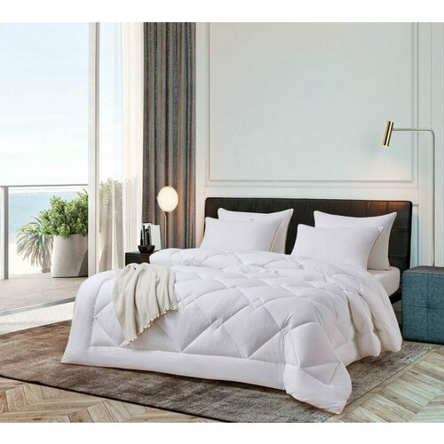 Шелковое одеяло двухспальное евро OnSilk Nature 200х220 см летнее с наполнителем 100 шелк Mullberry 13538₽