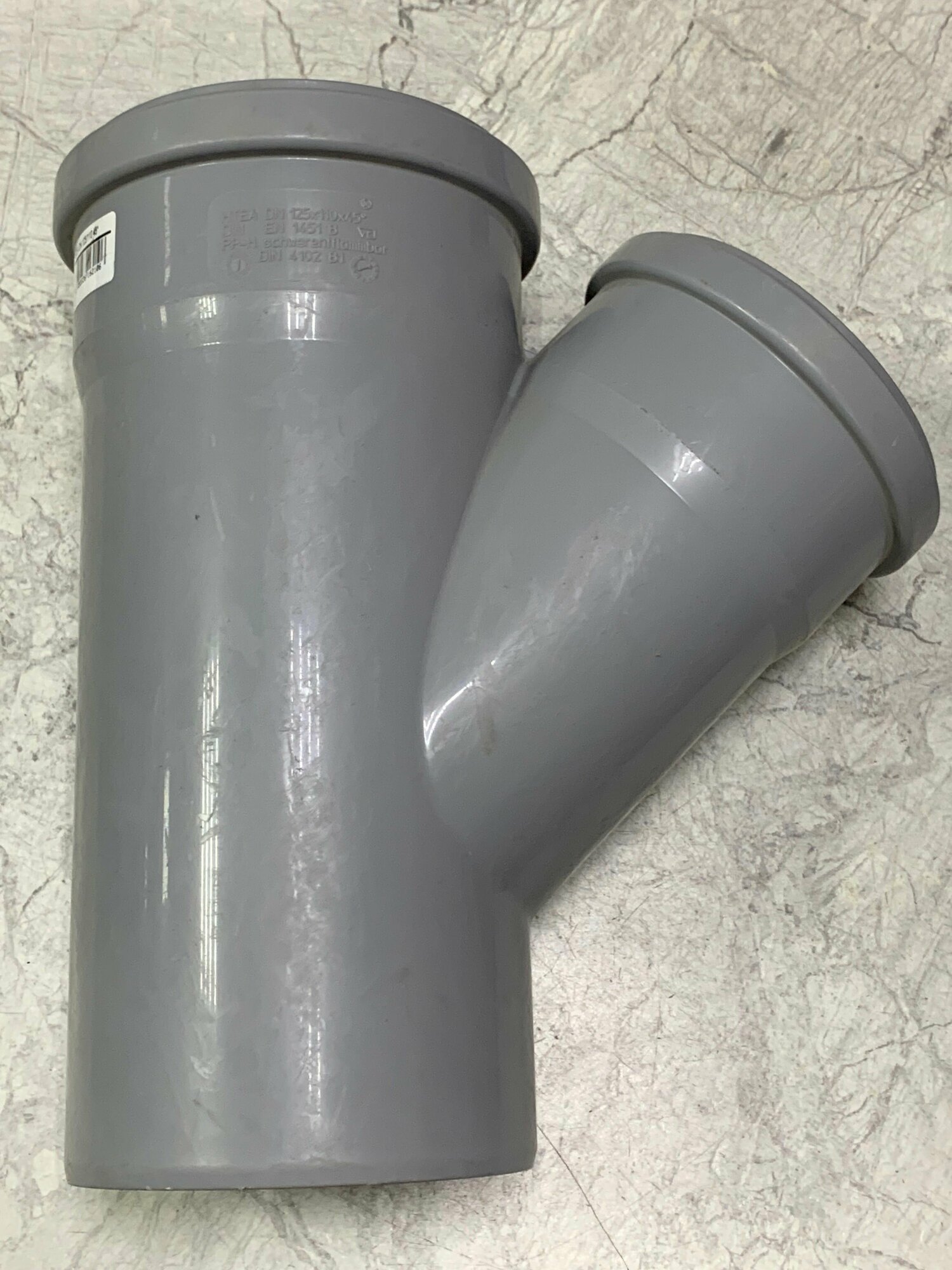 Тройник Ostendorf HTEA 125/110x45°, Ger - фото №2