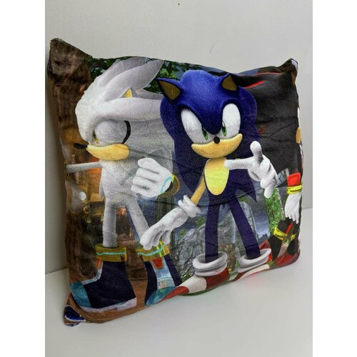 Мягкая игрушка Соник 35см подушка