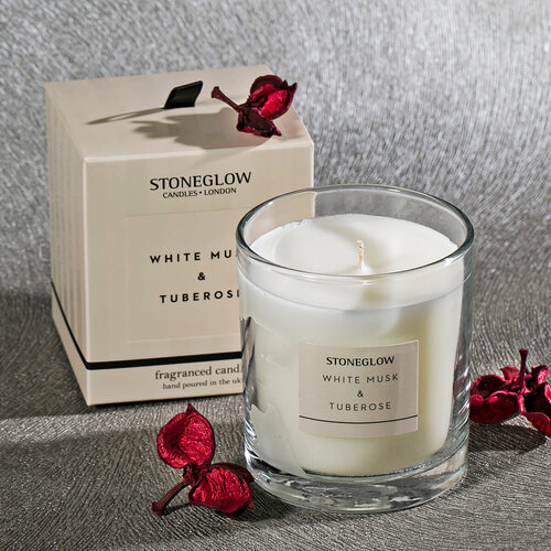 Свеча в стакане Stoneglow 