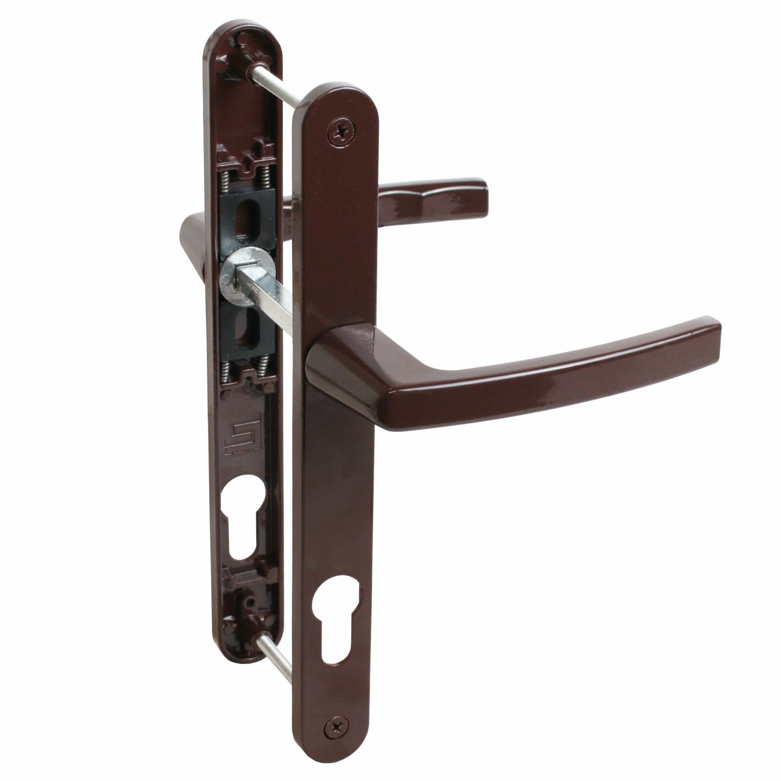 фото Булат РФ 85.25.02.8017 урал корич. с пружин. м/о 85 "под пальчики" для узкопроф. Комплект ручек (30) zm_15994