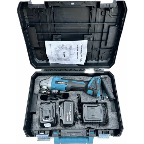 Болгарка аккумуляторная УШМ угловая шлифмашина в кейсе батарея 2шт 24V Li-ion 60 Aч 938100₽