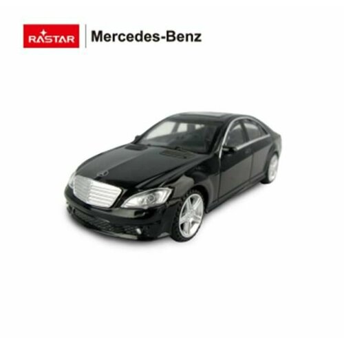 Машина Rastar Mercedes S 63 AMG, металлическая, масштаб 1:43, черная накладка на ключ amg черный