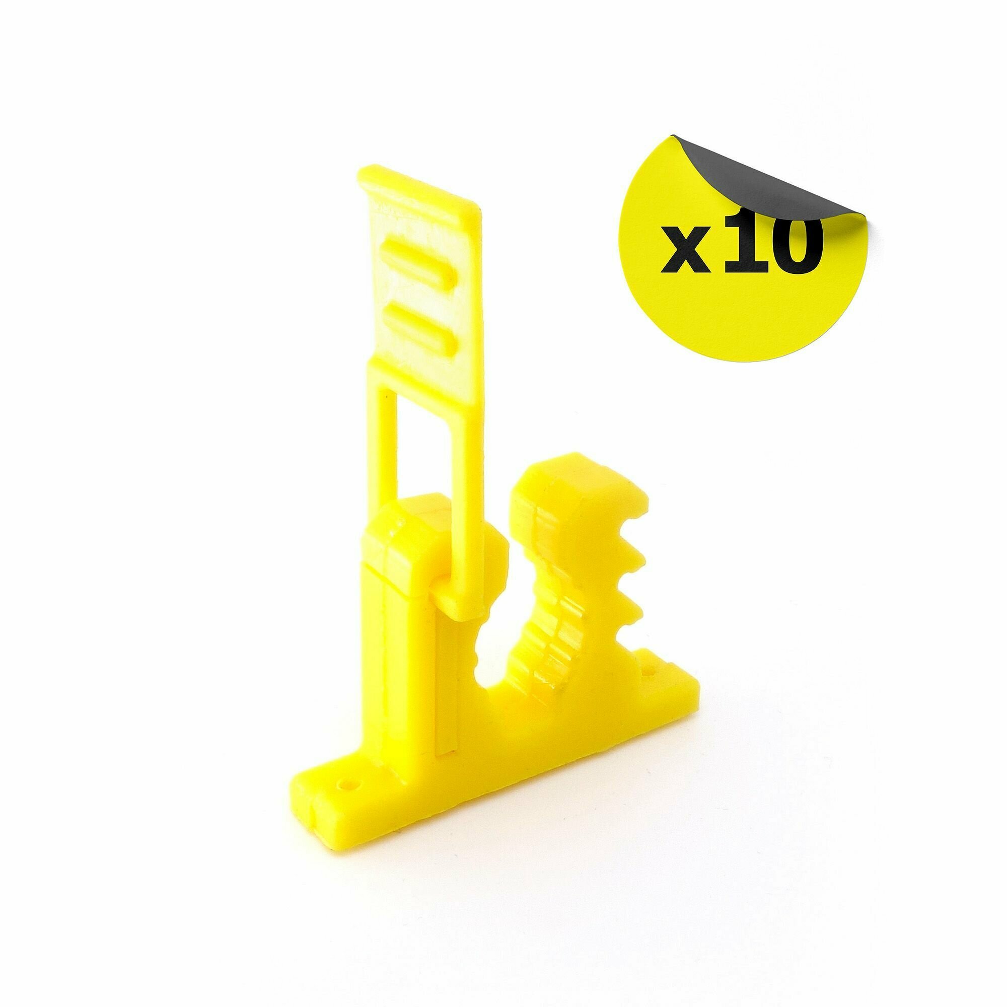 Комплект полиуретанового крепежа Contrforma 026 из 10 шт. желтый (для лопаты)