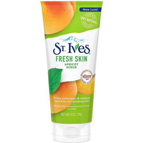 St. Ives, Скраб для лица - абрикос и грецкий орех, 170 гр ст ives скраб для лица абрикосовая свежесть кожи 150 мл st ives