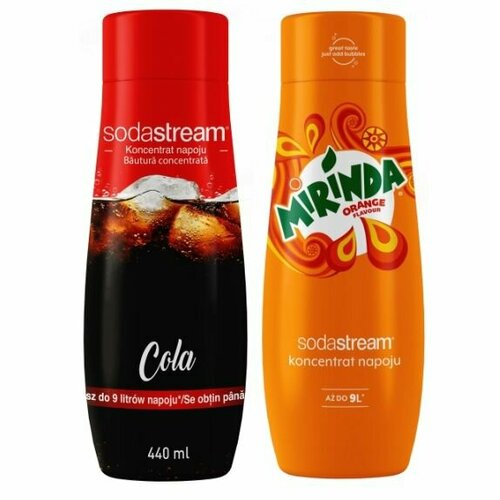 Сироп-концентрат SodaStream Cola+Mirinda 440 мл 2 шт