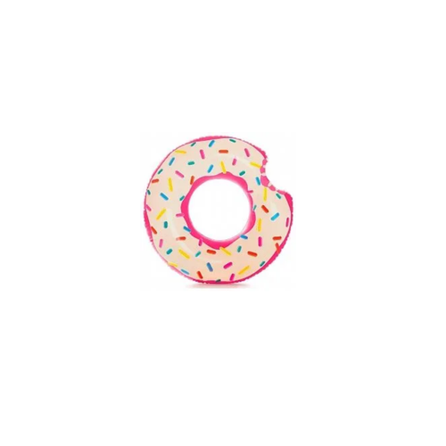 надувной круг для плавания пончик 100 см розовый Круг надувной для плавания Пончик 107 см, от 9 лет, Intex 56265