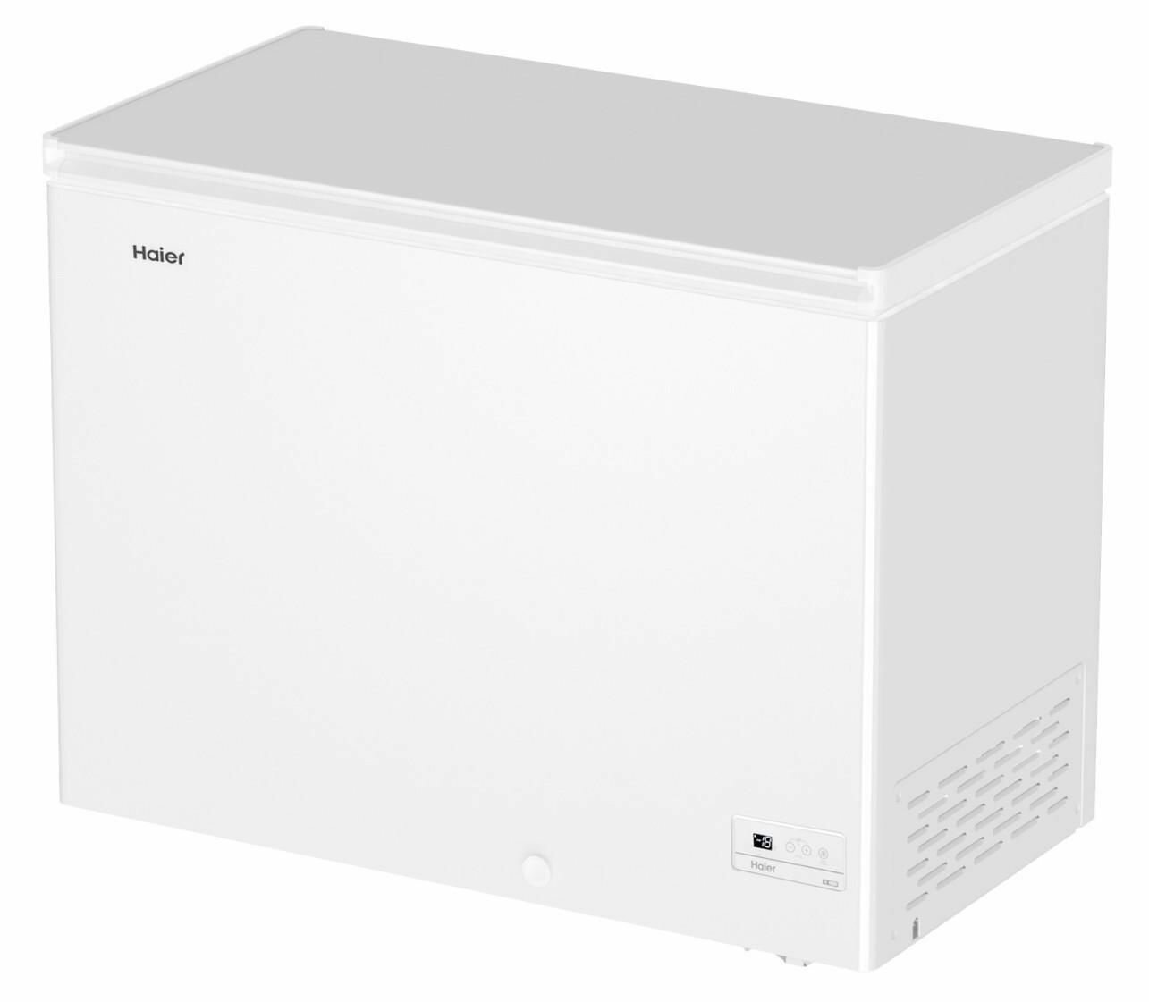 Ларь морозильный HAIER HCE251R белый, 251 л, суперзаморозка, электронный блок управления, 2 корзины