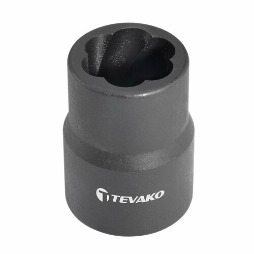 Торцевая головка - экстрактор для поврежденных болтов и гаек 15 мм, Tevako TVK-07002-15