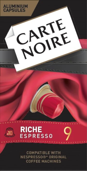 Кофе в капсулах Carte noire Riche espresso 9 10*52г