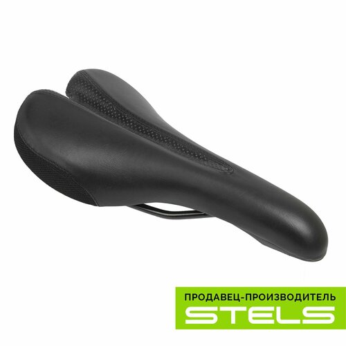 седло велосипедное stels az 5593 01 02 черный красный Седло велосипедное STELS AZ-5202, черный