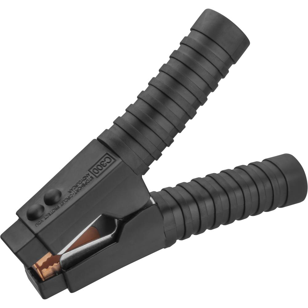 фото Зажим "Крокодил" онлайт Монтаж 90 188 OAC-500A-200-B10, черный, 500 А, упаковка 10 шт.