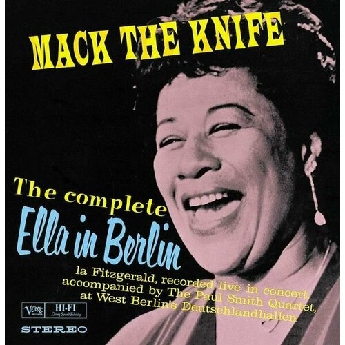 fitzgerald ella mack the knife ella in berlin lp 180 gram high quality pressing vinyl Ella Fitzgerald – Mack The Knife - Ella In Berlin