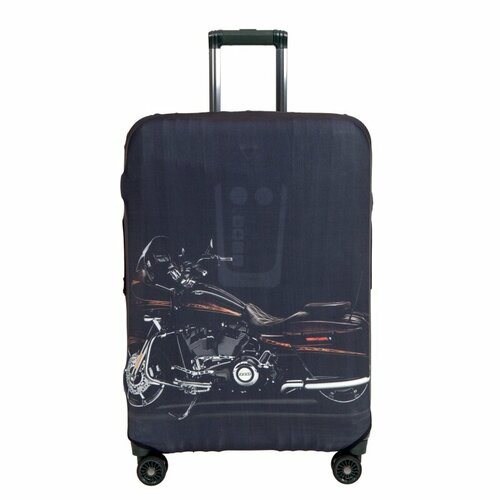 Чехол для чемодана Gianni Conti, размер L, мультиколор, черный чехол для чемодана комбинированный gianni conti 9016 l travel jujube