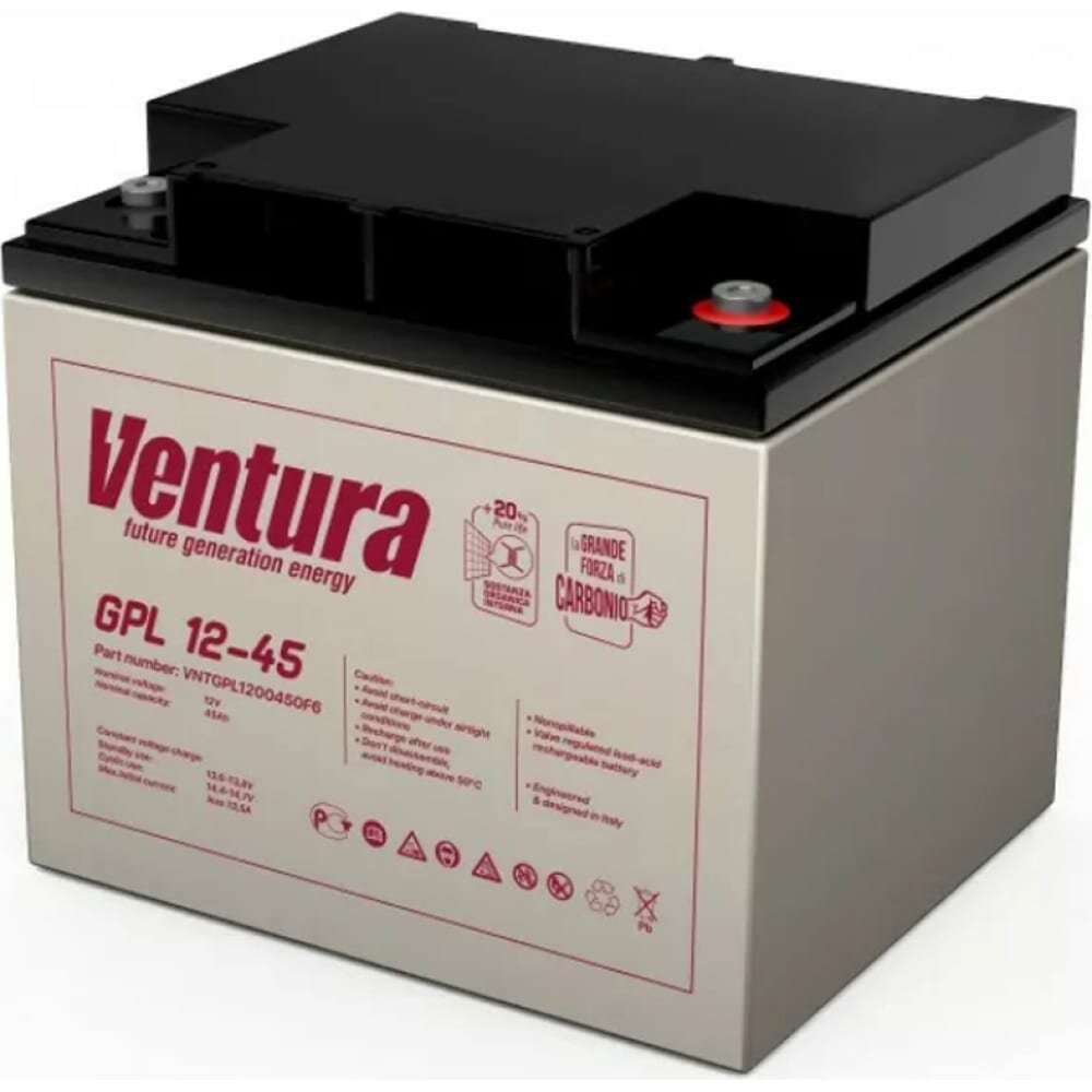 Аккумуляторная батарея 12 В, 49 Ач Ventura GPL 12-45