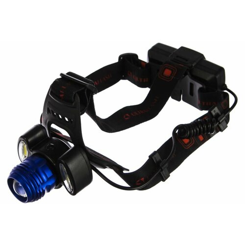 фото Фонарь налоб. акк ultraflash e1334 синий /черн (3led, 4 ватт, фокус)