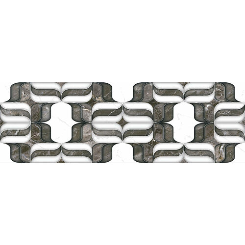 Керамическая плитка Click Ceramica NERO 78799830 ESTATUARIO DEC DAMASC для стен 33x100 цена за 132 м2 715₽