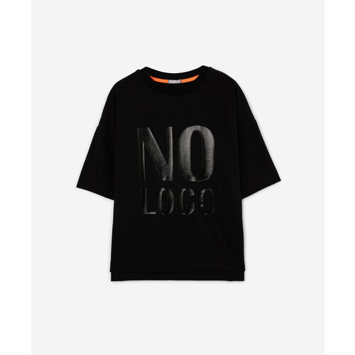 фото Футболка gulliver, размер 164, черный