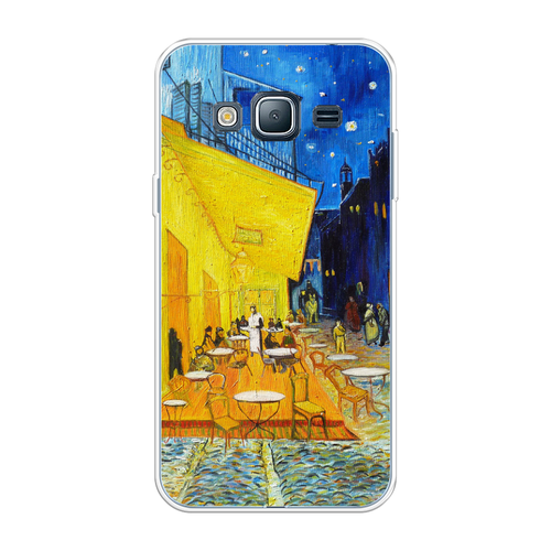 Силиконовый чехол на Samsung Galaxy J3 2016 / Самсунг Галакси J3 2016 Ван Гог Желтый дом силиконовый чехол на samsung galaxy j3 2016 самсунг галакси j3 2016 glitch art